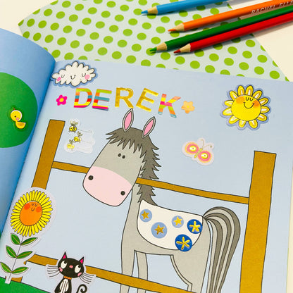Sticker Scene Books - On The Farm