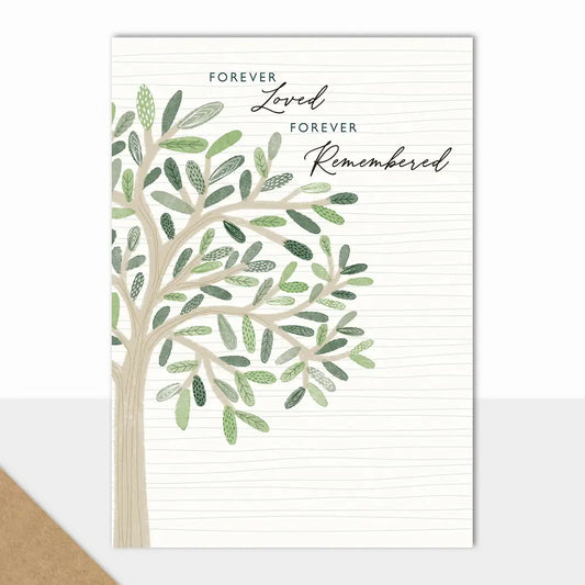 Forever loved, forever remembered, card