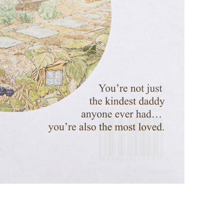 Birthday Card for Daddy - Peter Rabbit Design