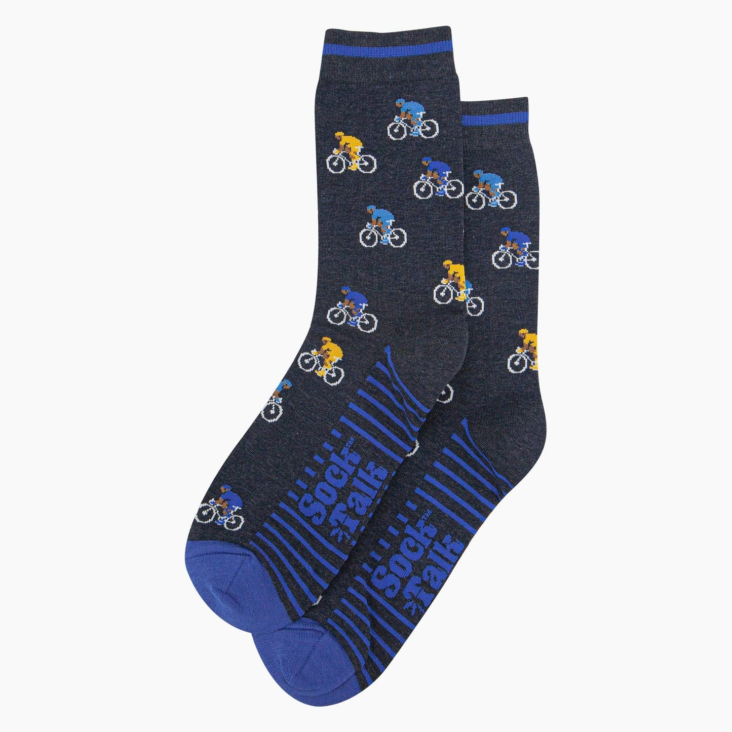 Men's Bamboo Socks - Navy, Cyclists