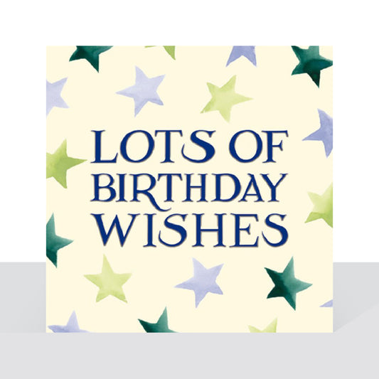 Birthday wishes stars, Emma Bridgewater - card