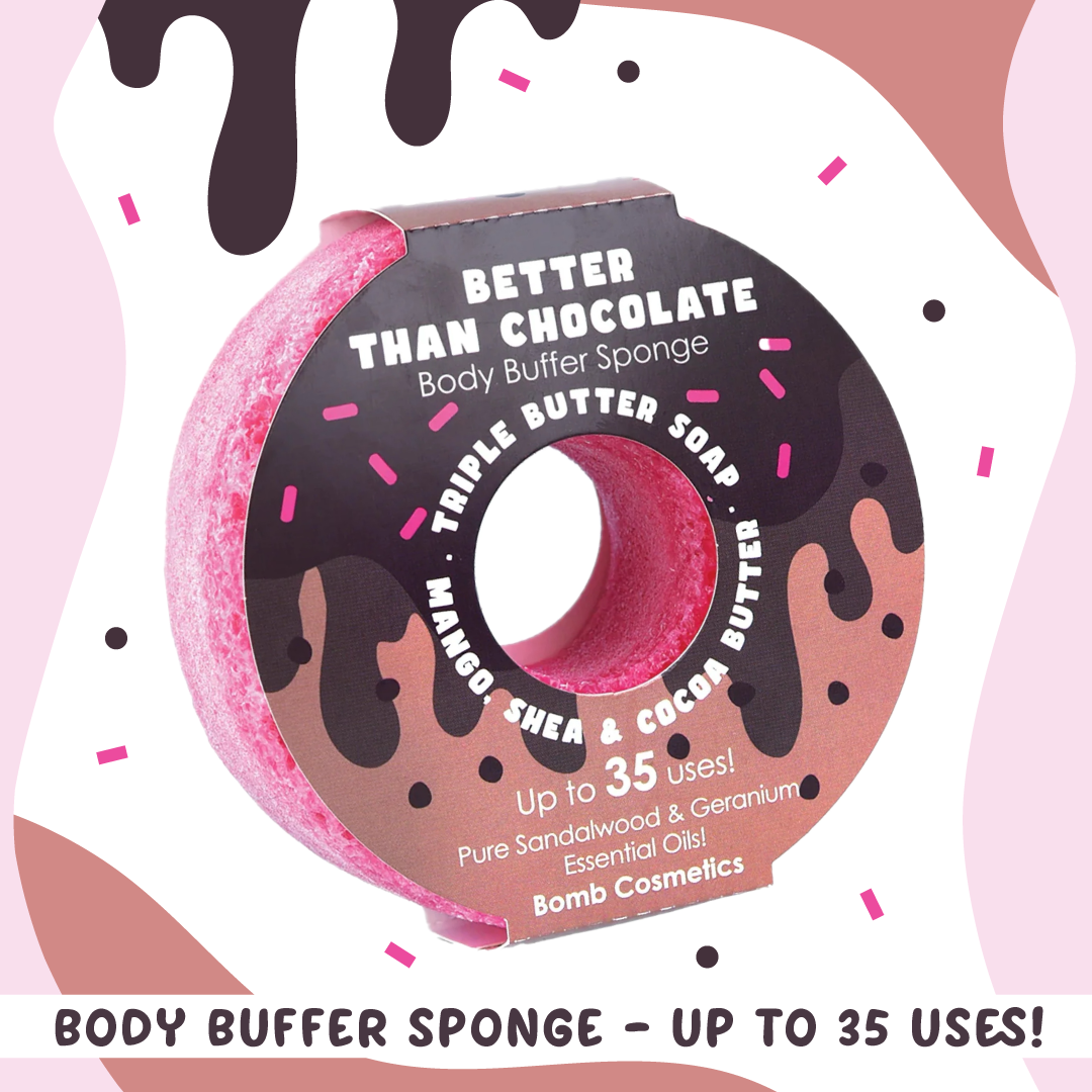 Better than chocolate - soap sponge body buffer