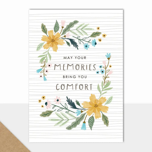 Comforting memories, card
