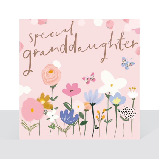 Special Granddaughter, birthday card - Stephanie Dyment