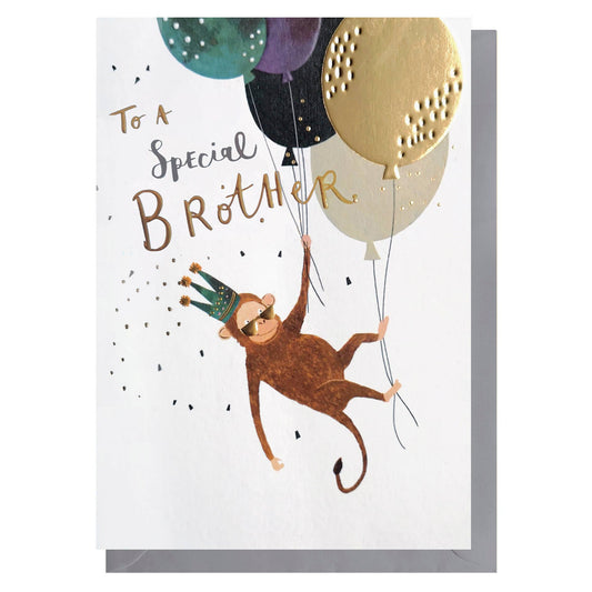 Special Brother Card | Male Birthday Card | Animal Cards