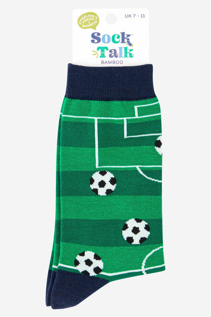 Men's Football Pitch Bamboo Socks
