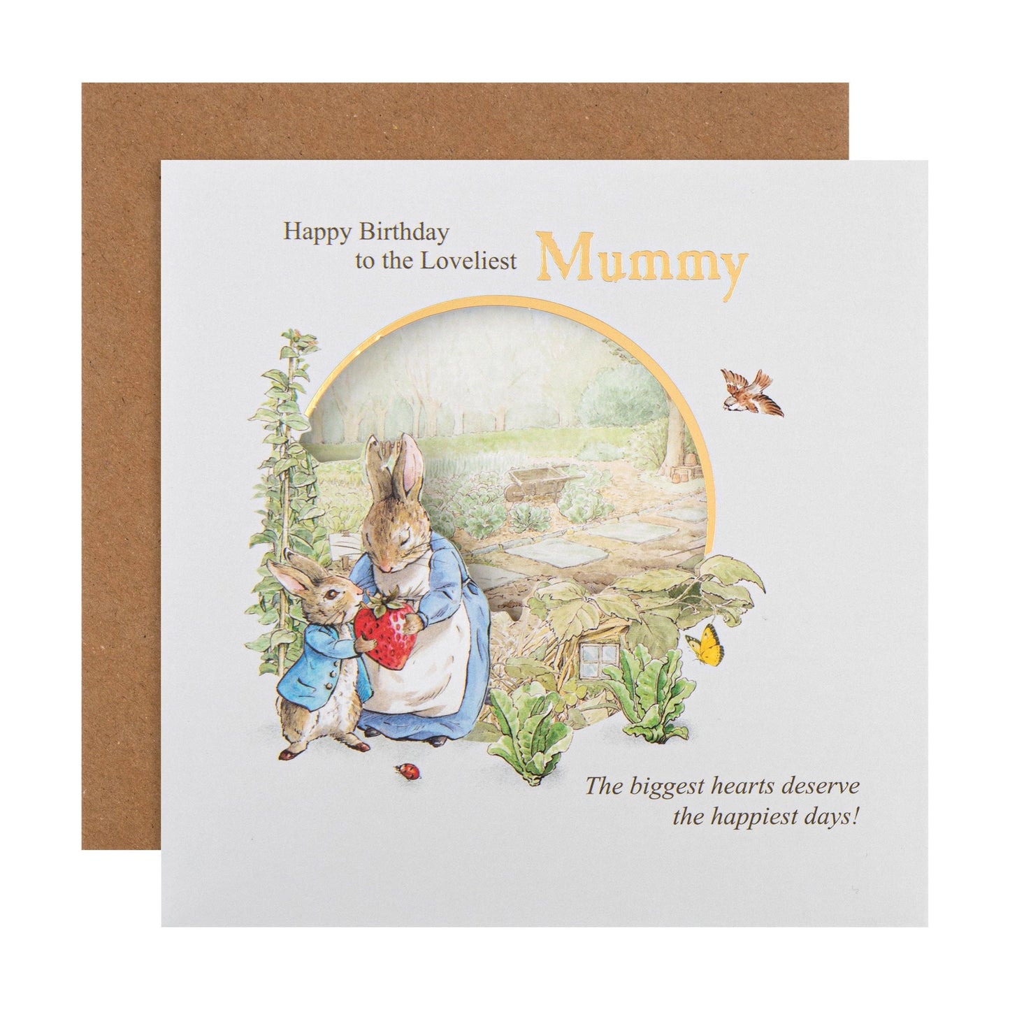 Birthday Card for Mummy - Beatrix Potter Peter Rabbit Design