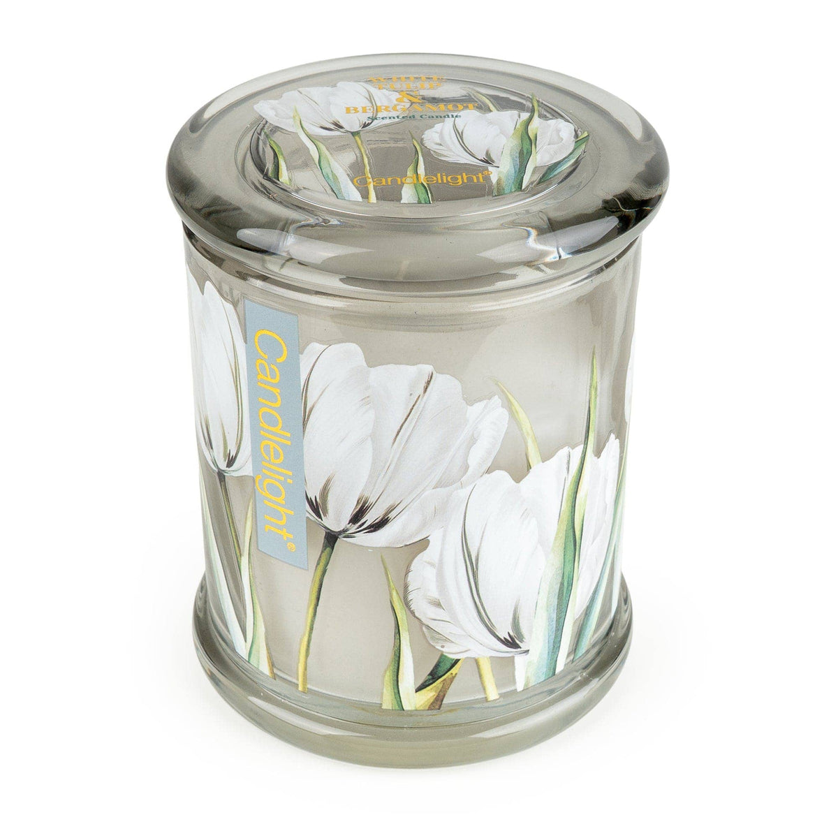 Large Glass Jar - White Tulip & Bergamot 6pk