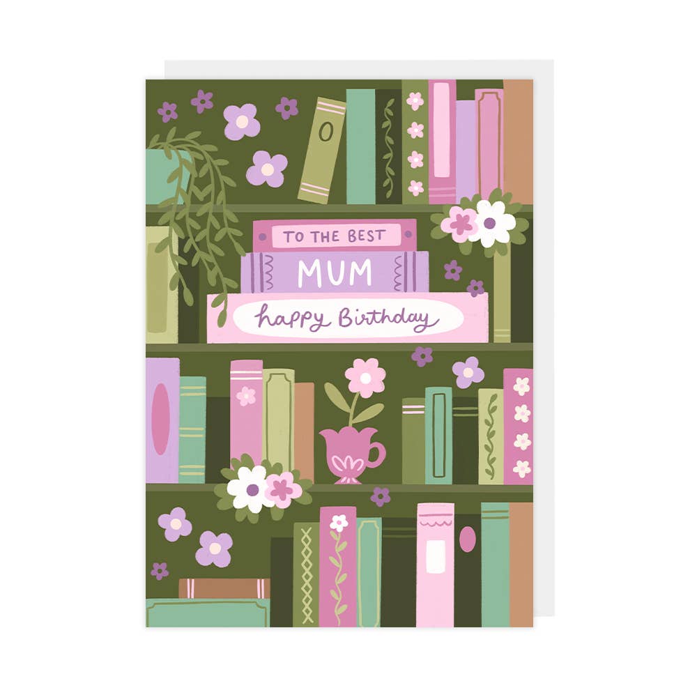 Unique Mum Birthday Card - Book Birthday Card for Mum