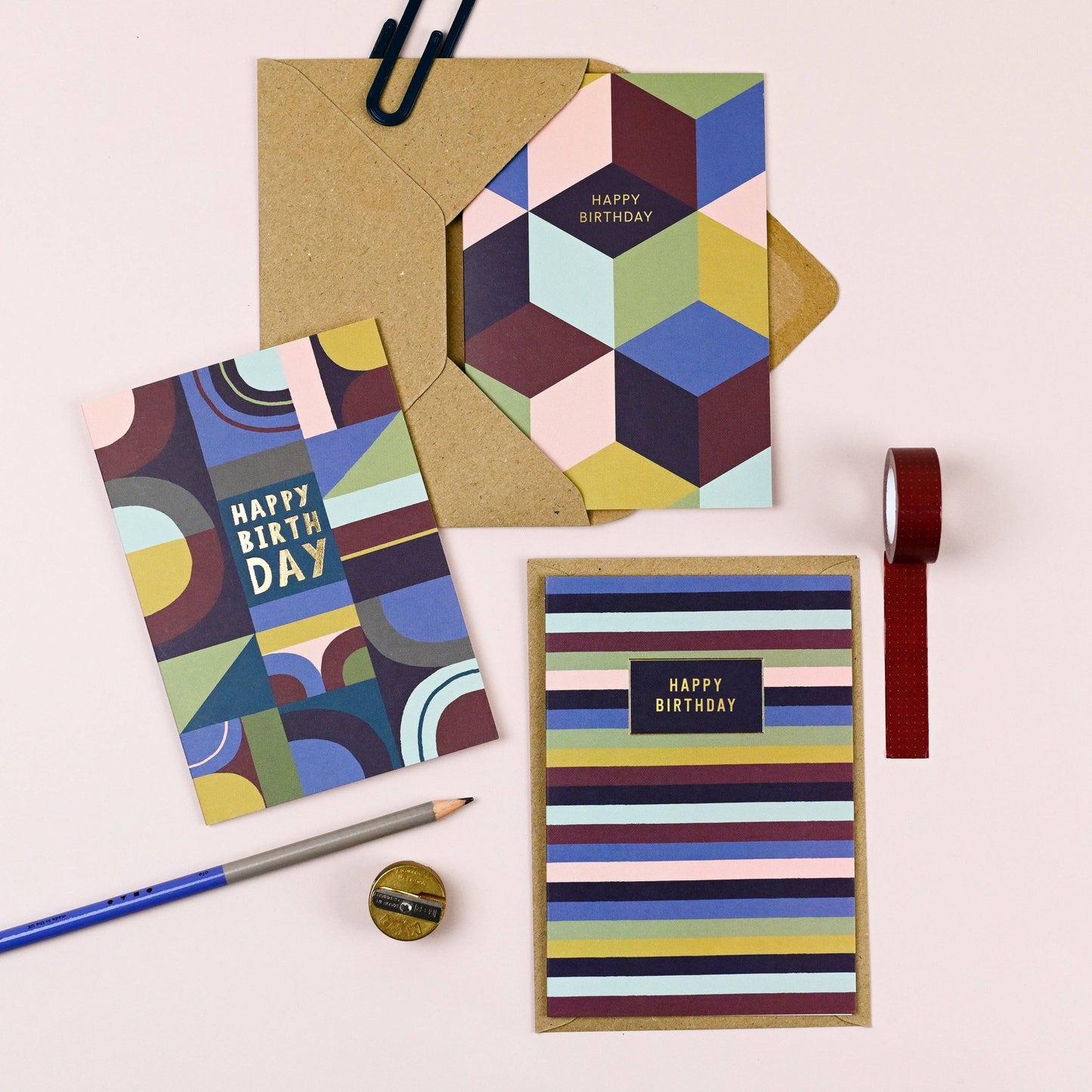 Cubist Birthday Card