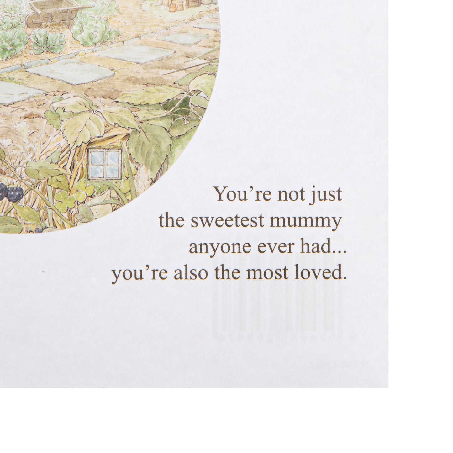 Birthday Card for Mummy - Beatrix Potter Peter Rabbit Design
