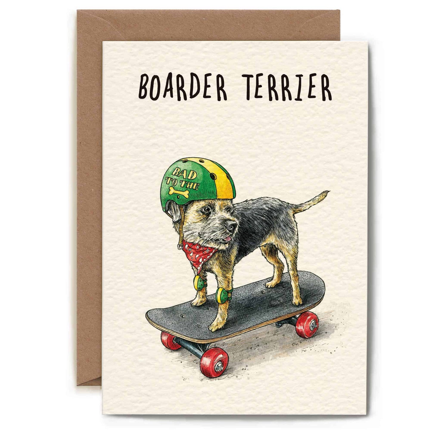 Boarder Terrier Card - Dog Card - Everyday Card