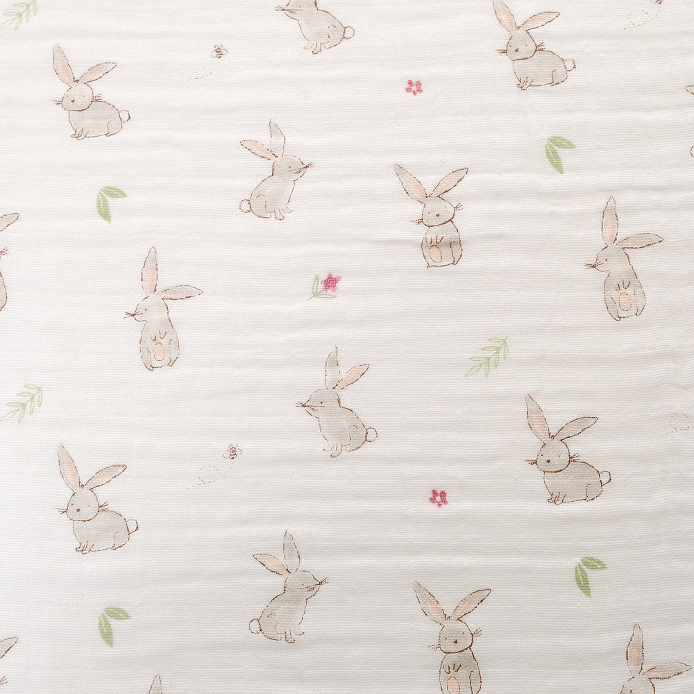 Muslin set of 3 - bunnies