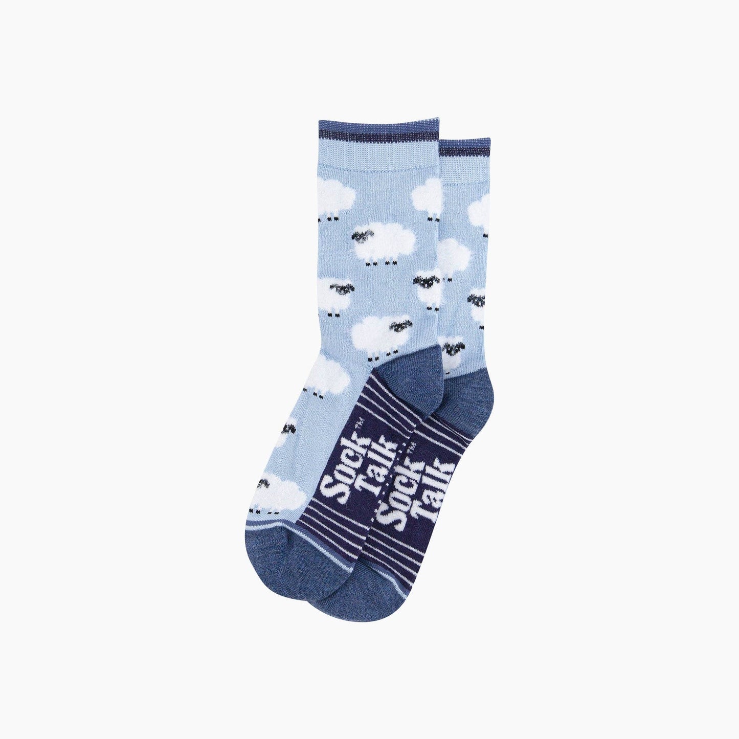 Sheep Fluffy Bamboo Socks in Blue