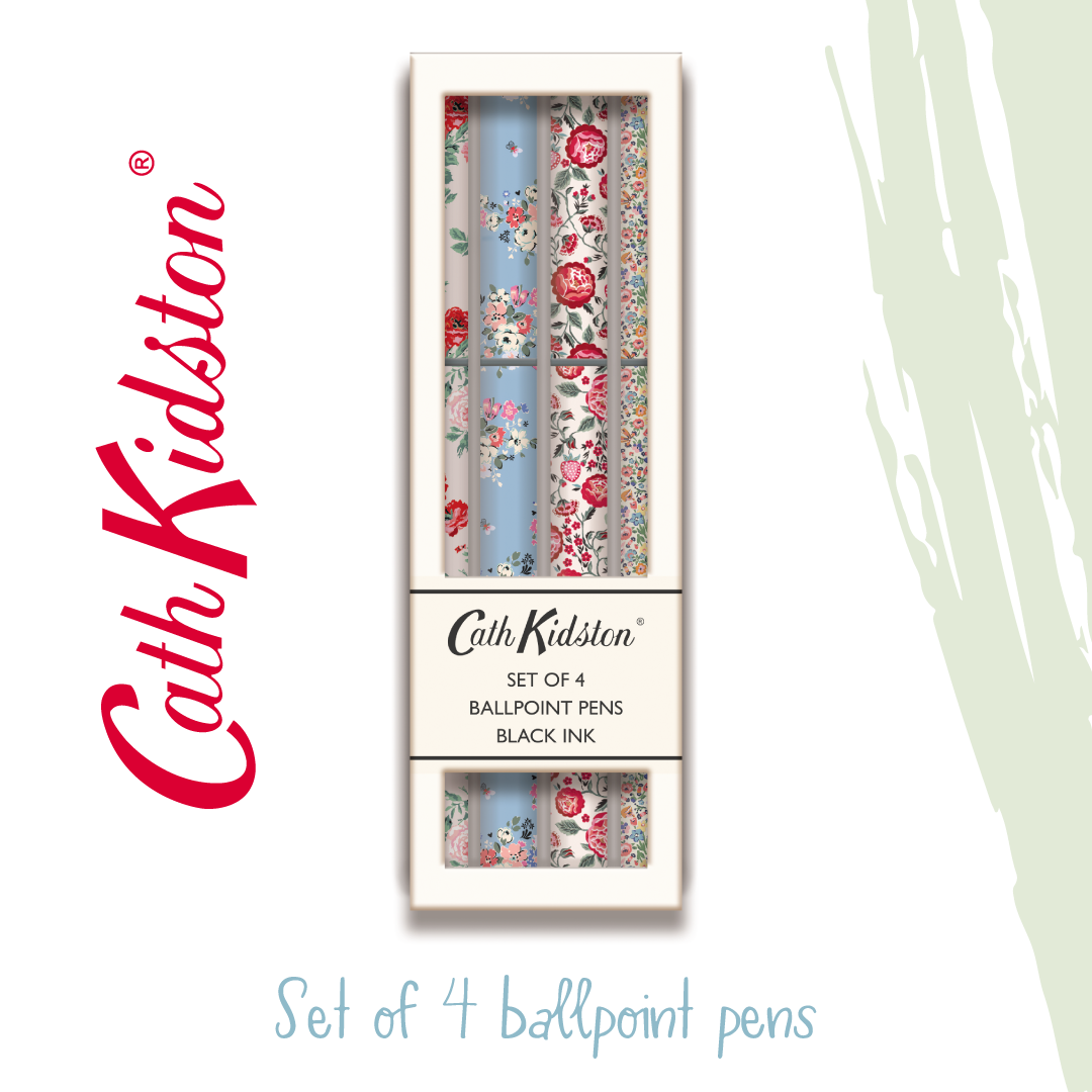 Cath Kidston ballpoint pen set - boxed