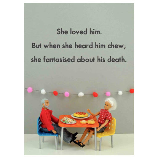 Chew | Love Card | Cards for Couples | Funny