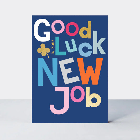 New job, good luck - card