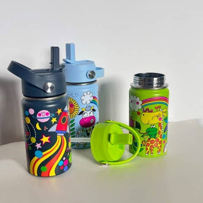 Kid's Stainless Steel Water Bottle - On The Farm