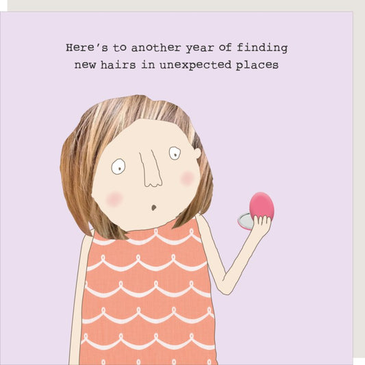 New hairs - Rosie Made A Thing card