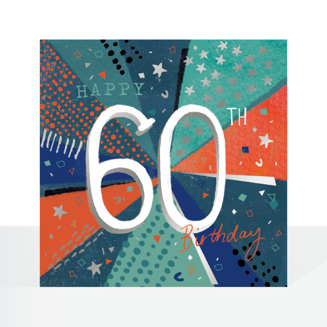 Male 60th birthday card