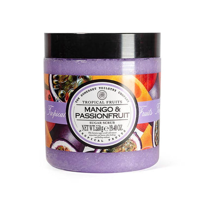 Mango + passionfruit sugar body scrub