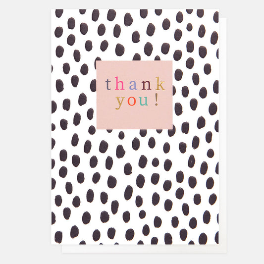 Thank you - spots, card