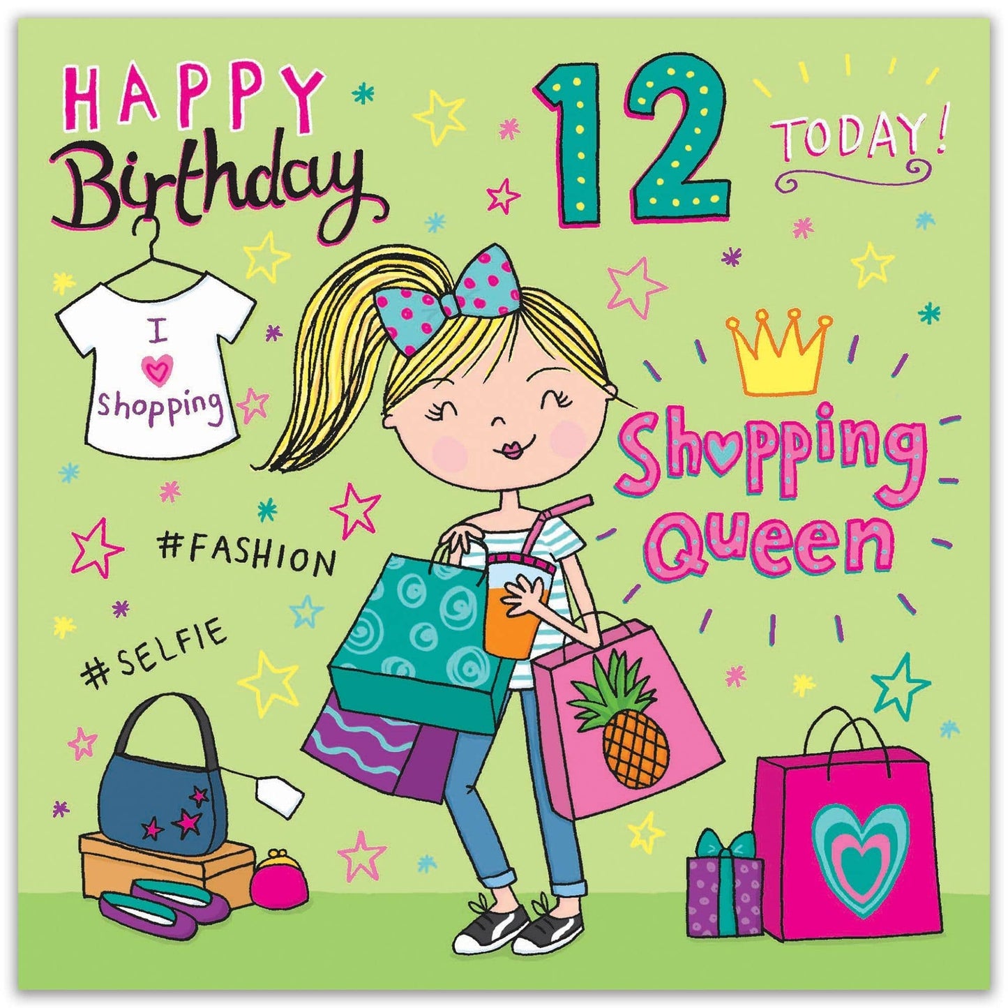 12th Birthday Card - Girls Birthday Card