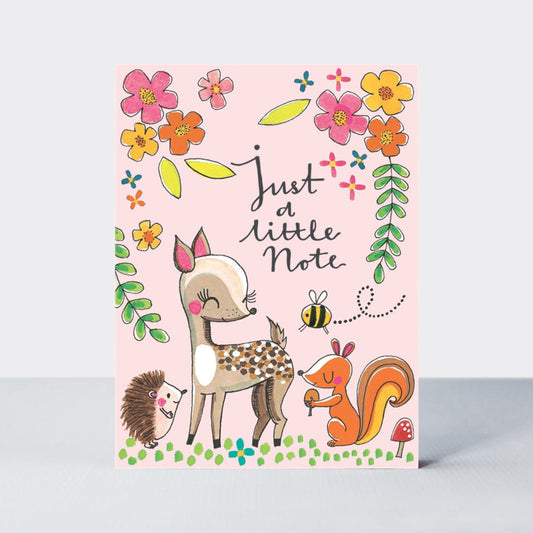 Just a little note cards/envelopes x5 Woodland creatures ‐ Rachel Ellen
