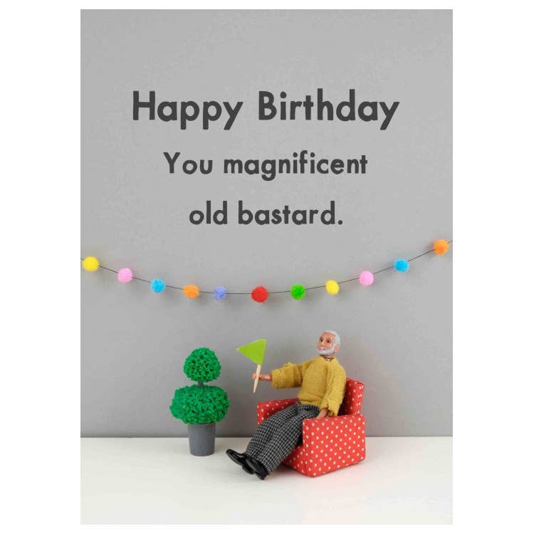 Birthday Magnificent B*stard | Happy Birthday | Cheeky Card