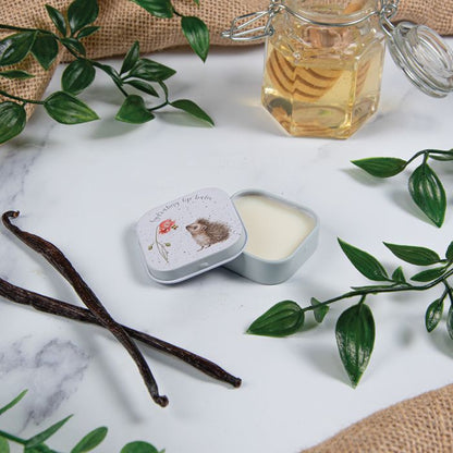 Hydrating lip balm tin, Hedgehog, Busy as a bee - Wrendale