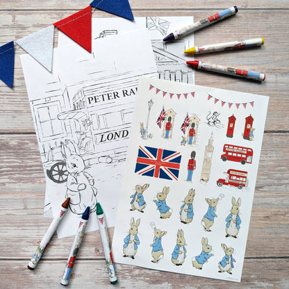Peter Rabbit Out & About A5 Colouring Set
