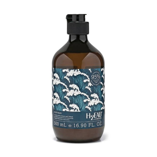 H2Eau mineral sea shower gel/body wash 500ml - The Somerset Toiletry Co.