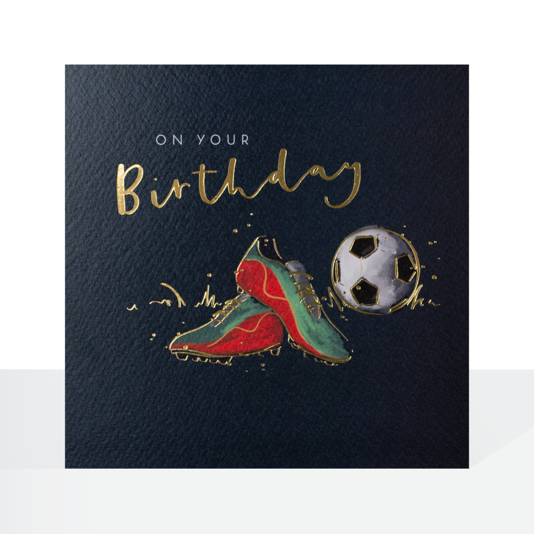 Football birthday - card