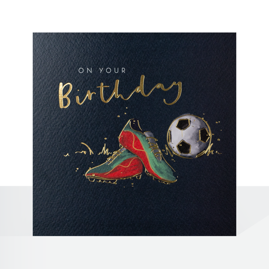 Football birthday - card