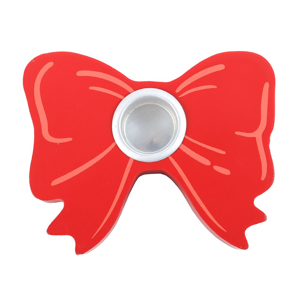 Red Bow Taper candle holder ❤️