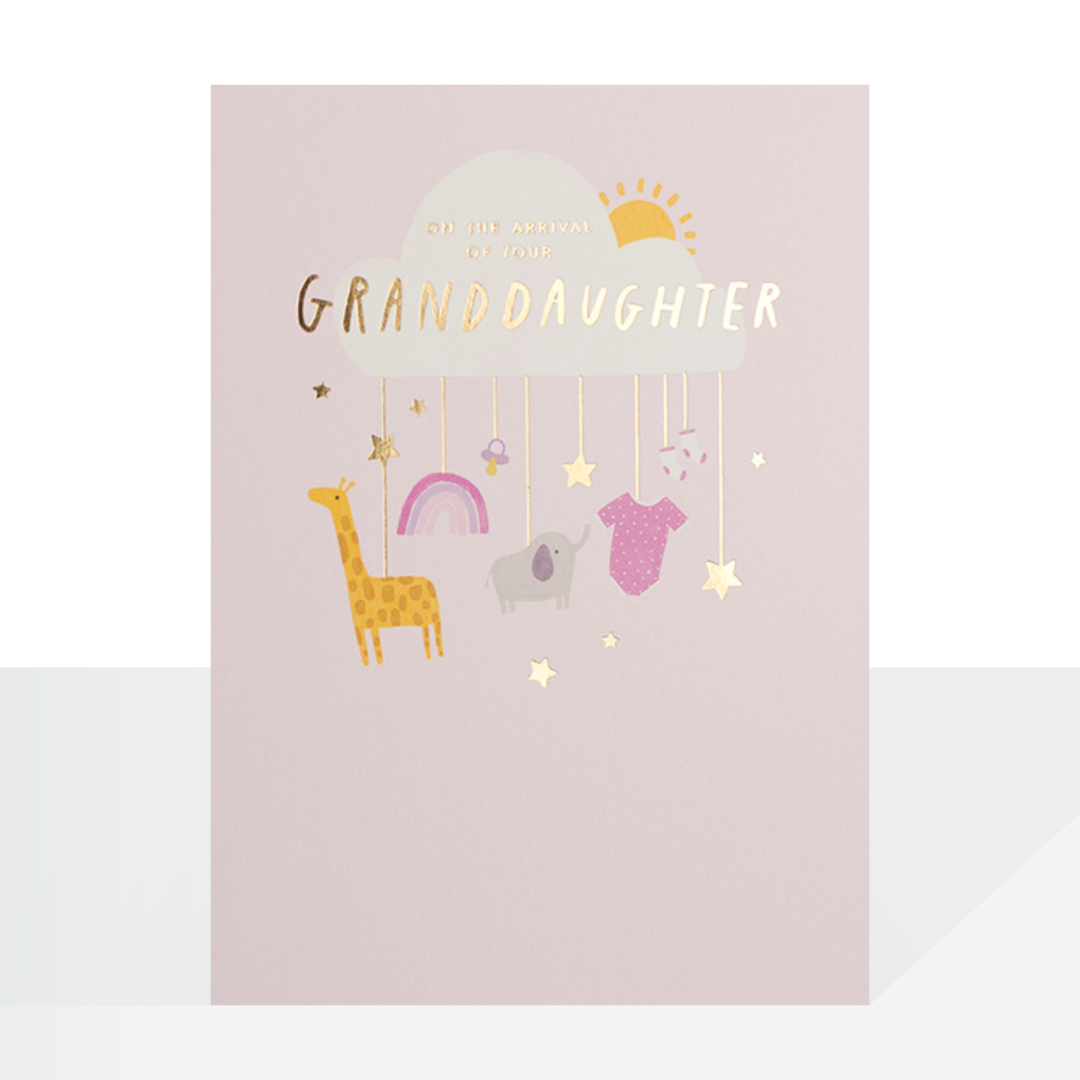 Arrival of your Granddaughter - card