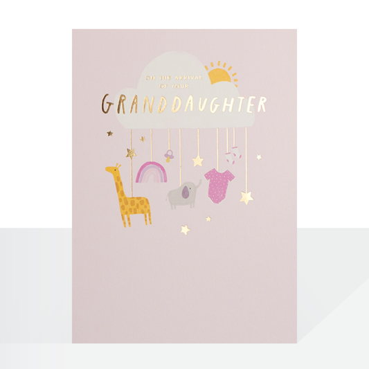 Arrival of your Granddaughter - card