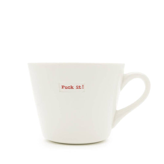 Keith Brymer Jones Mug 350ml- Fuck it! (red)
