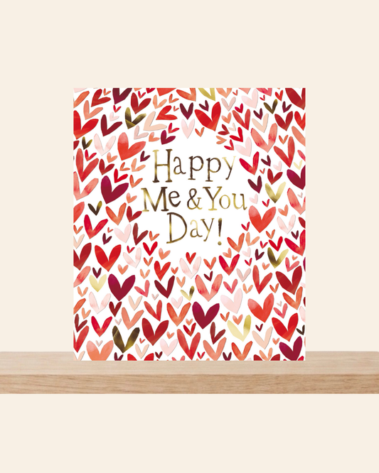 Happy me & you day anniversary card