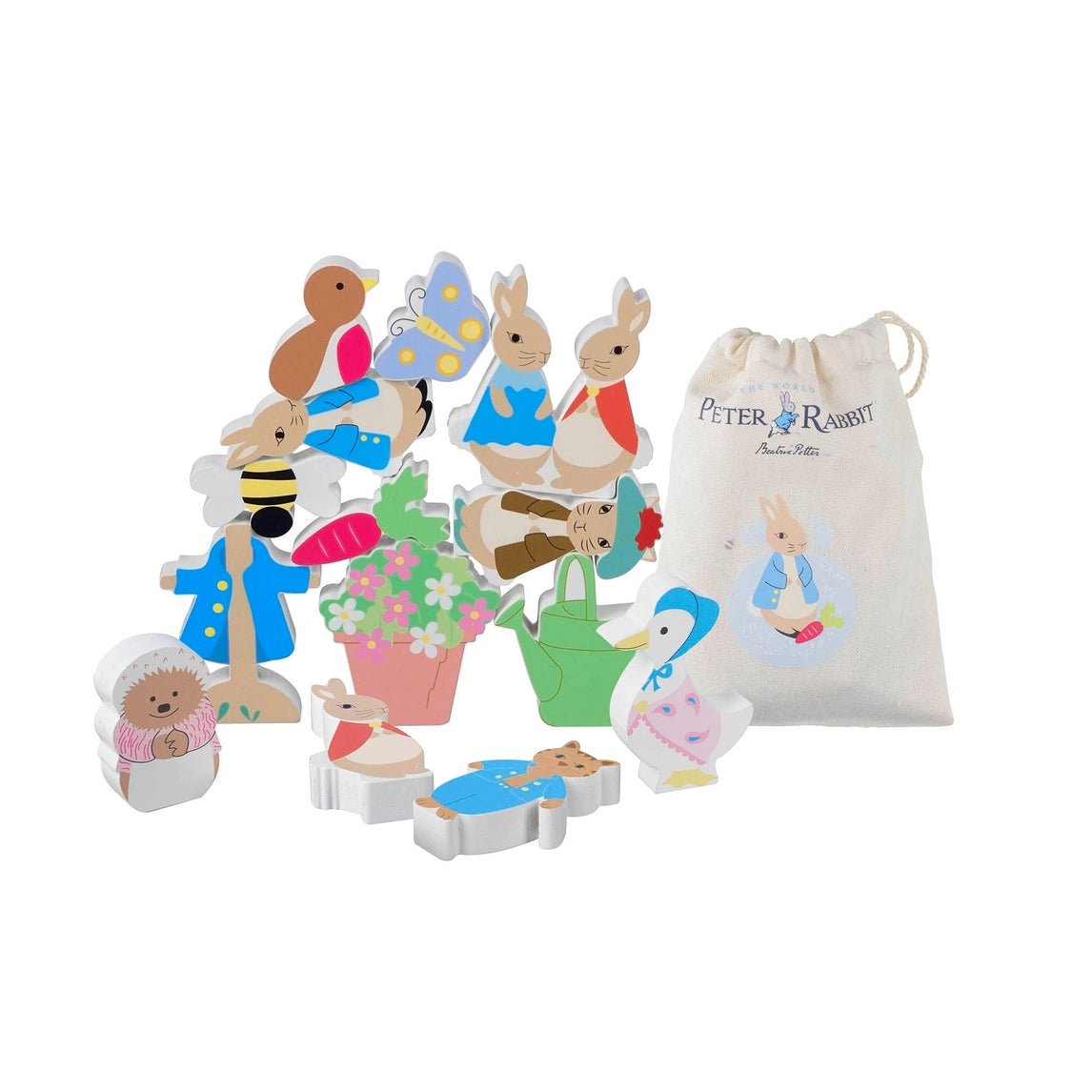 Peter Rabbit balancing game wooden baby gift - Orange Tree Toys