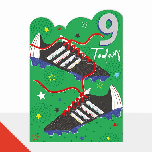 9th birthday - football boots