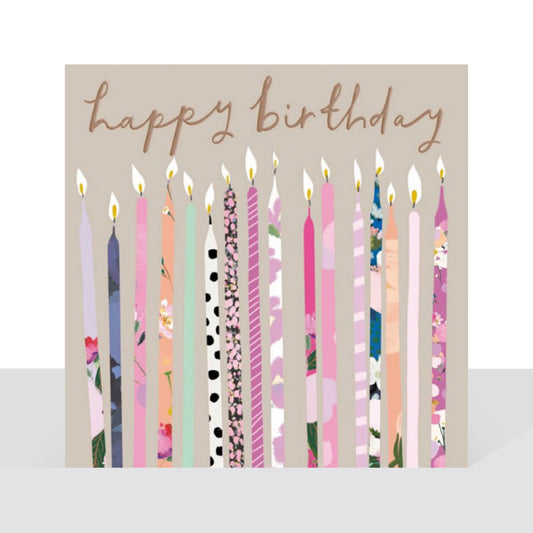 Happy birthday candles card - Stephanie Dyment