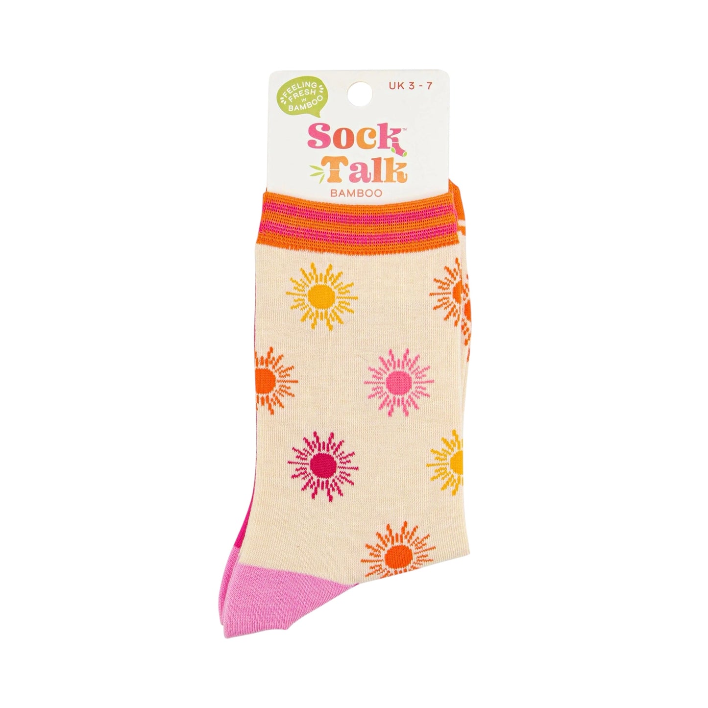 Ladies bamboo socks - Sunshine