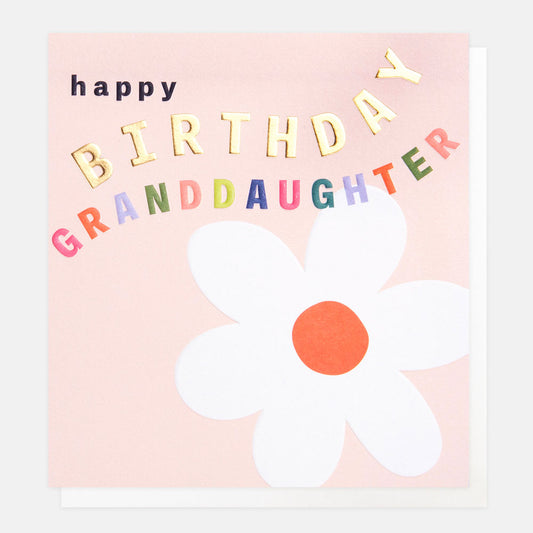 Happy birthday, Granddaughter - card