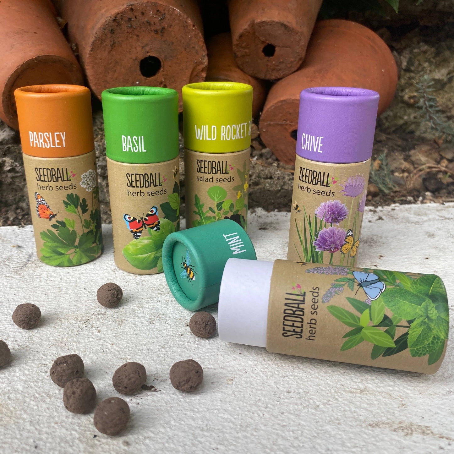 Herb Seedball Tubes