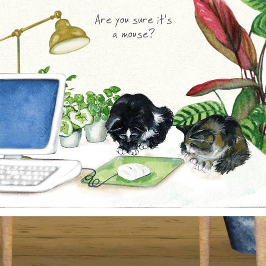 Moggies Cats Greeting Card