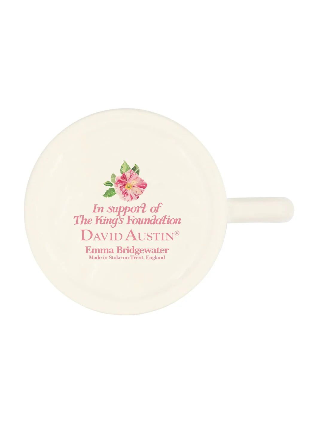 Emma Bridgewater The King’s Rose 1/2 pint mug David Austin