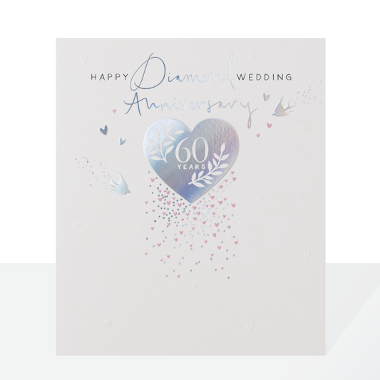 Diamond Anniversary 60 years - card