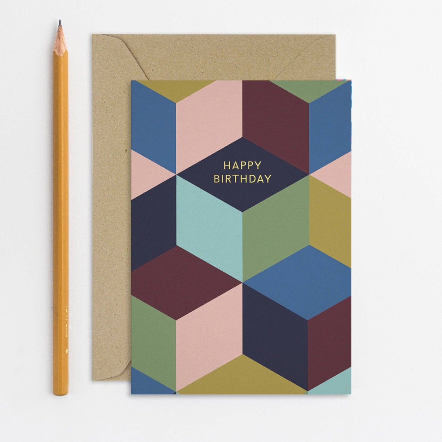 Cubist Birthday Card