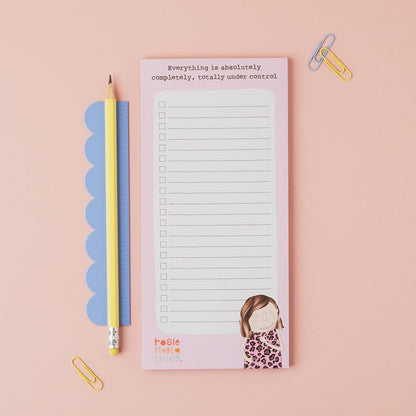 Listy Jot pad, Everything is under control